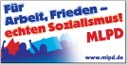 Für Arbeit, Frieden - echten Sozialismus - Variante 2