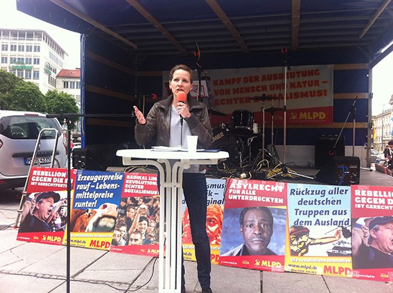 Ein Feuerwerk von Argumenten für die Wahl der MLPD ins Europa-Parlament 