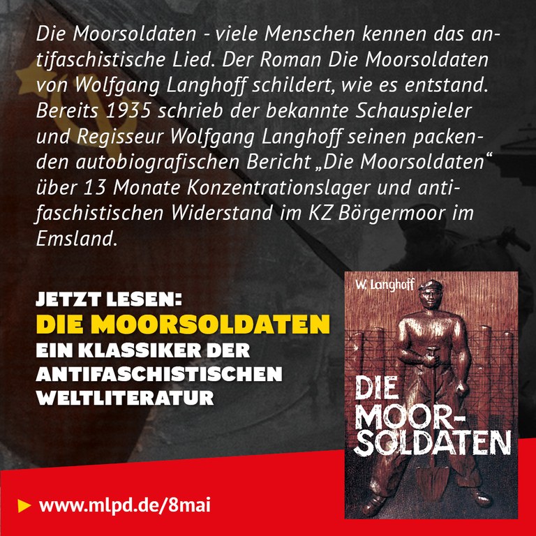 Buchtipp: Die Moorsoldaten ein Klassiker der  antifaschistischen Weltliteratur