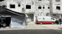 Zwangsräumung des Al-Awda Krankenhauses in Gaza durch israelische Armee ist ein Kriegsverbrechen Zwangsräumung des Al-Awda Krankenhauses in Gaza durch israelische Armee ist ein Kriegsverbrechen