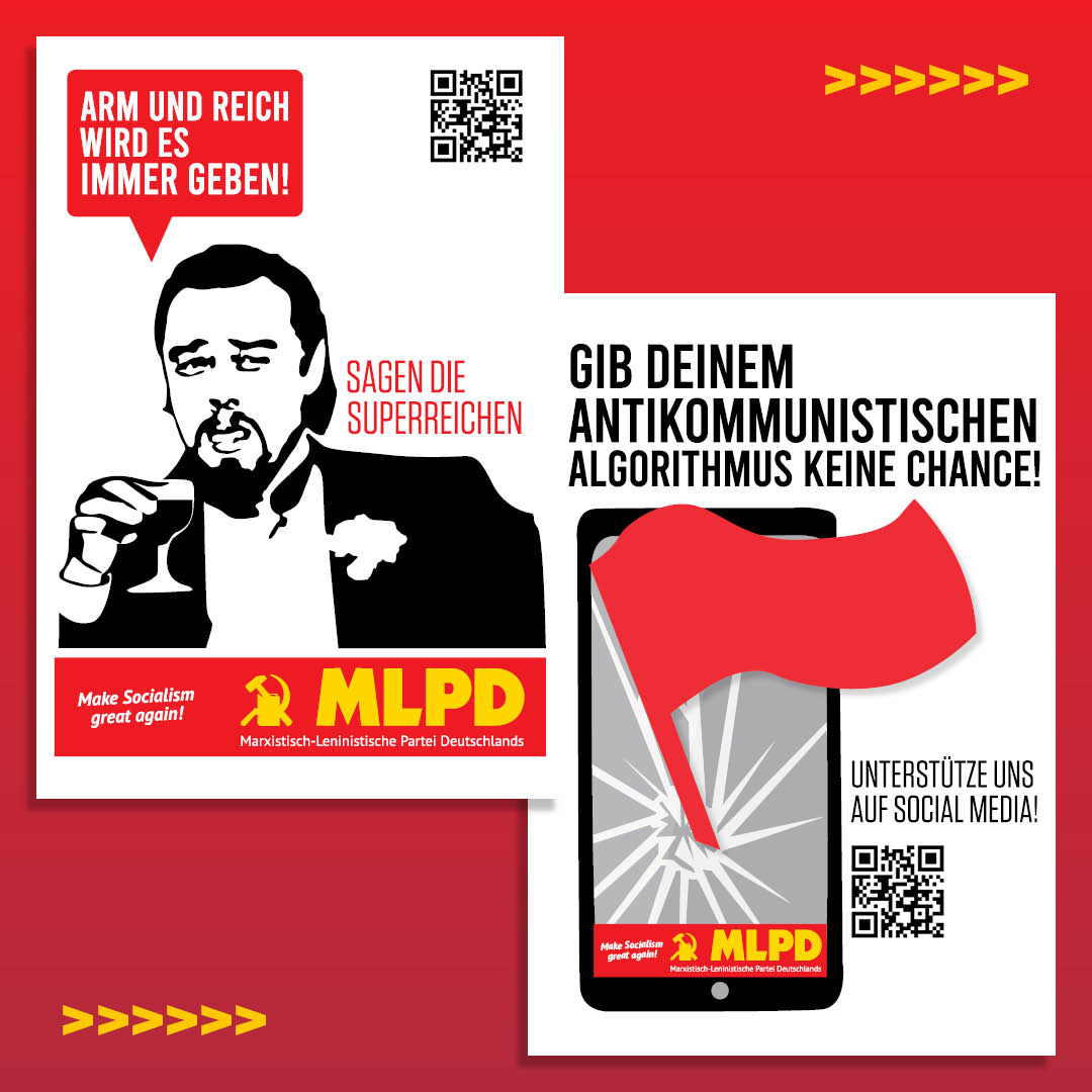 Aufkleber der MLPD