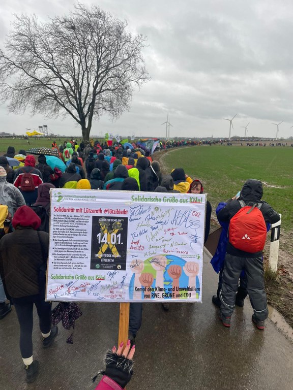 Demoeindrücke aus Lützerath