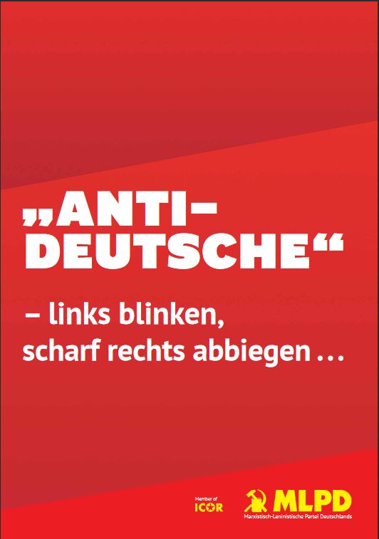 "Anti-Deutsche" - links blinken, scharf rechts abbiegen