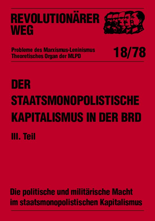 Der staatsmonopolistische Kapitalismus in der BRD - RW18