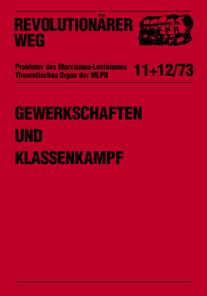 Gewerkschaften und Klassenkampf
