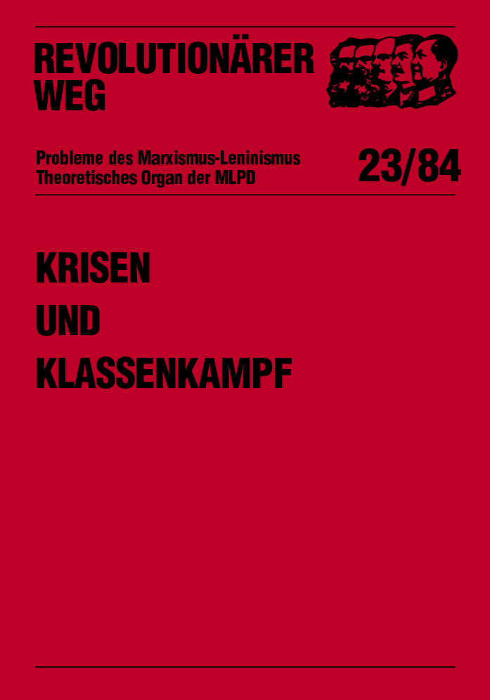 Krisen und Klassenkampf