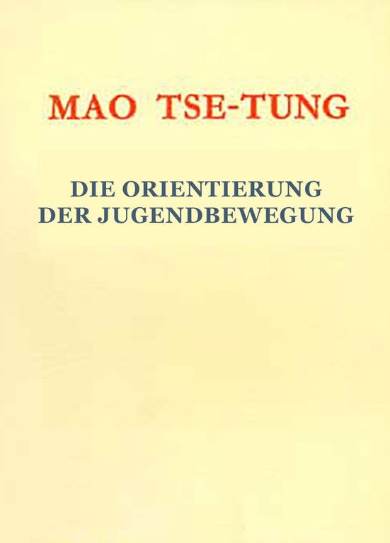 Die Orientierung (bzw. Die Richtung ...) der Jugendbewegung