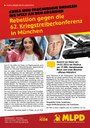 Flugblatt 2026 zur Sicherheitskonferenz