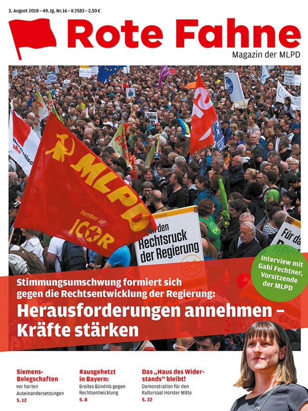 Rote Fahne Magazin 16/2018