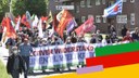 Kämpferische Kundgebung und Demonstration gegen die Weltkriegsgefahr