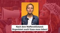 Nach dem Waffenstillstand: Organisiert euch – Gaza muss leben!